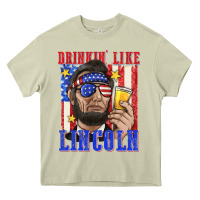 Mossy drinking like lincoln Heavy Core Tee - texasbilliewilder
