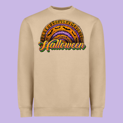 Halloween Rainbow Heavyweight Sweatshirt Designed By Jahusdesignshop