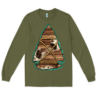 Army Green cowhide wooden arrowhead Long Sleeve Tee - Jasminsmagicworld