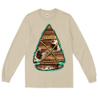 Mushroom cowhide wooden arrowhead Long Sleeve Tee - Jasminsmagicworld