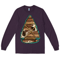 Plum cowhide wooden arrowhead Long Sleeve Tee - Jasminsmagicworld