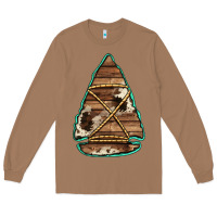 Toasted Coconut cowhide wooden arrowhead Long Sleeve Tee - Jasminsmagicworld