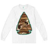 White cowhide wooden arrowhead Long Sleeve Tee - Jasminsmagicworld