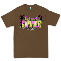 Cacao hot girl summer with palms Premium Tee - texasbilliewilder