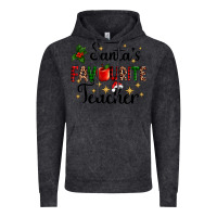 Vintage Black santas favourite teacher Vintage Hoodie - AdoDesignShop