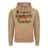 Vintage Coffee santas favourite teacher Vintage Hoodie - AdoDesignShop
