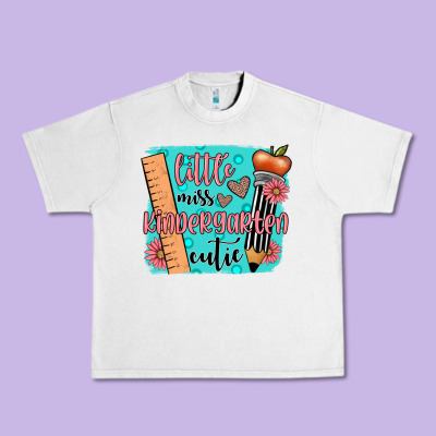 Little Miss Kindergarten Cutie Urban Heavy Tee Designed By Jahusdesignshop