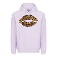 Lilac leopard lips Premium Hoodie - Bettercallsaul