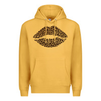 Mustard leopard lips Premium Hoodie - Bettercallsaul