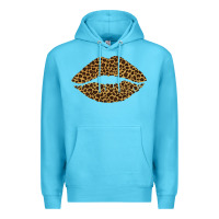 Ocean Blue leopard lips Premium Hoodie - Bettercallsaul