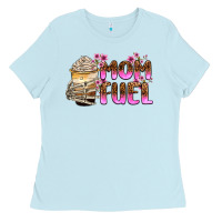 Baby Blue mom fuel Ladies Tee - Zillion Design Studio