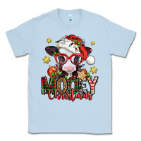 Dusty Blue mooey christmas baby calf Classic Tee - Jasminsmagicworld
