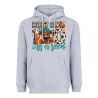 Heather Grey holy cow 100 days of school Heavyweight Hoodie - Artiststas