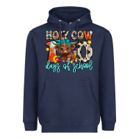 Navy holy cow 100 days of school Heavyweight Hoodie - Artiststas