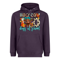 Holy Cow 100 Days Of School Heavyweight Hoodie | Teevron