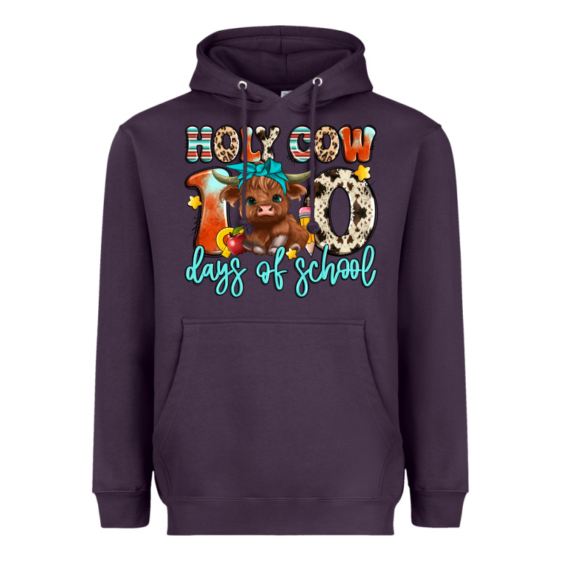 Holy Cow 100 Days Of School Heavyweight Hoodie by Artiststas | Teevron