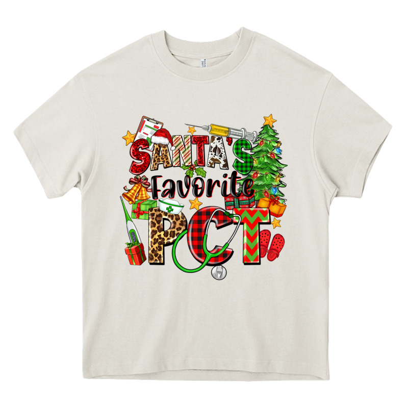 Santa's Favorite Pct Heavy Core Tee by Zillion Design Studio | Teevron