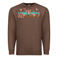 Chestnut floral chihuahua dogs Premium Sweatshirt - Jasminsmagicworld