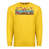Lemon floral chihuahua dogs Premium Sweatshirt - Jasminsmagicworld