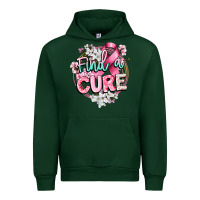 Forest Green find a cure cancer awareness Urban Hoodie - CowGirlArtShop