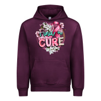 Mauve Wine find a cure cancer awareness Urban Hoodie - CowGirlArtShop