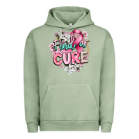 Pigment Oil Green find a cure cancer awareness Urban Hoodie - CowGirlArtShop
