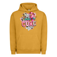 Pigment Peanut Butter find a cure cancer awareness Urban Hoodie - CowGirlArtShop