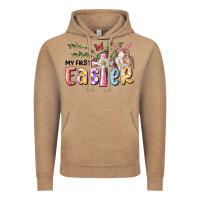 Vintage Coffee My First Easter Bunny Vintage Hoodie - RanaPortraitStore