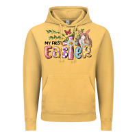 Vintage Mustard My First Easter Bunny Vintage Hoodie - RanaPortraitStore
