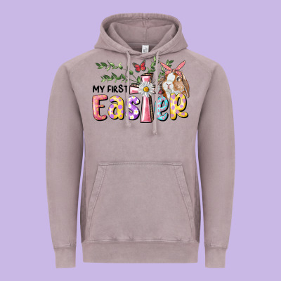My First Easter Bunny Vintage Hoodie Designed By Ranaportraitstore