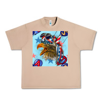 Burro mullet eagle with balloon seamless pattern Urban Heavy Tee - BundleAndBundleShop