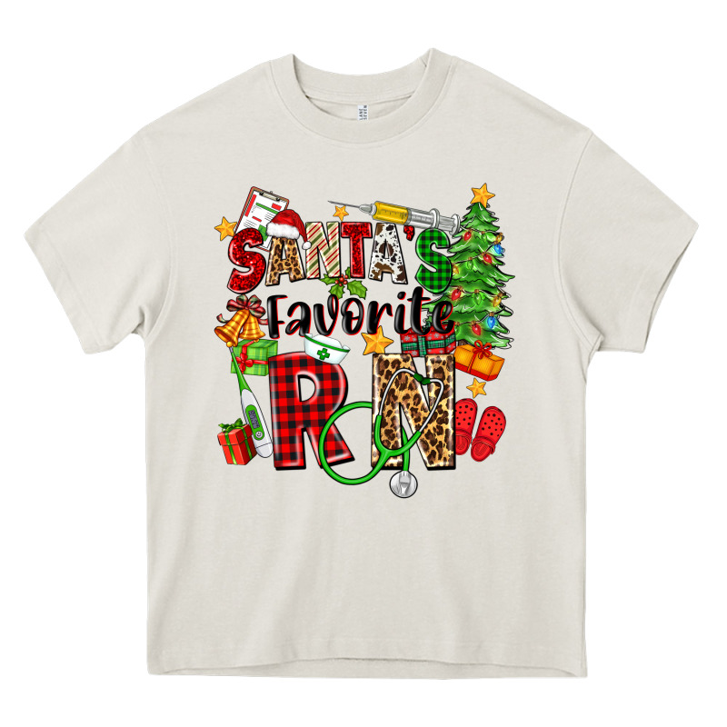 Santa's Favorite Rn Heavy Core Tee by Zillion Design Studio | Teevron