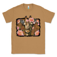 Toasted Coconut Western Floral Giraffe Classic Tee - LillyAllenDesigns