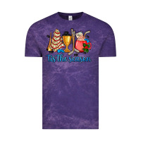 Cloud Purple tis the season hockey and Christmas Vintage Tee - AdoDesignShop