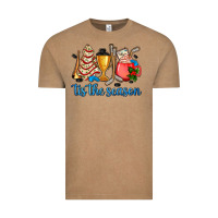 Vintage Coffee tis the season hockey and Christmas Vintage Tee - AdoDesignShop
