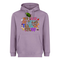 Lavender 100 days of doing teacher stuff Heavyweight Hoodie - Artiststas