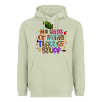 Matcha 100 days of doing teacher stuff Heavyweight Hoodie - Artiststas