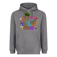 100 Days Of Doing Teacher Stuff Heavyweight Hoodie | Teevron