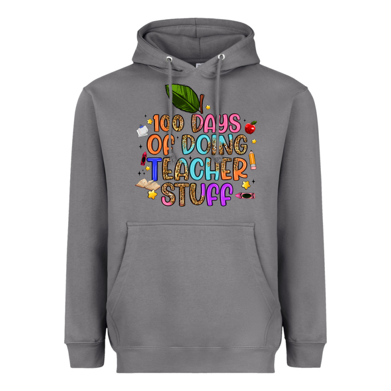 100 Days Of Doing Teacher Stuff Heavyweight Hoodie by Artiststas | Teevron