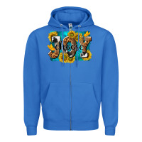 True Royal choose joy Zipper Hoodie - NancyCooperArtShop