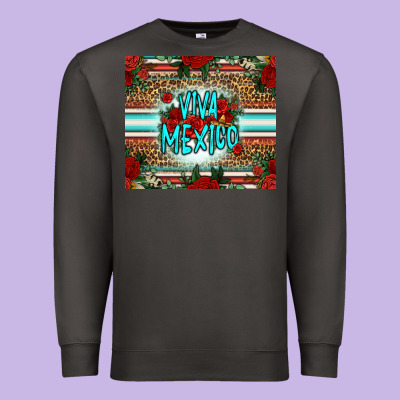 Viva Mexico Long Live Mexico Premium Sweatshirt Designed By Jasminsmagicworld