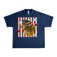 Navy mullet eagle seamless pattern Urban Heavy Tee - BundleAndBundleShop