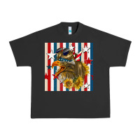 Pigment Black mullet eagle seamless pattern Urban Heavy Tee - BundleAndBundleShop