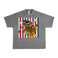 Tornado mullet eagle seamless pattern Urban Heavy Tee - BundleAndBundleShop