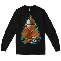 Black cowhide rusty arrowhead Long Sleeve Tee - Jasminsmagicworld