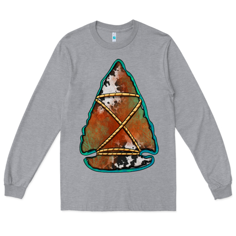 Cowhide Rusty Arrowhead Long Sleeve Tee by Jasminsmagicworld | Teevron