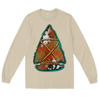 Mushroom cowhide rusty arrowhead Long Sleeve Tee - Jasminsmagicworld