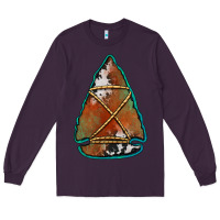 Plum cowhide rusty arrowhead Long Sleeve Tee - Jasminsmagicworld