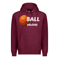 Burgundy Ball Mom Premium Hoodie - Bettercallsaul