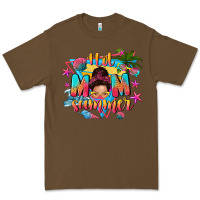 Cacao hot mom summer with messy bun Premium Tee - texasbilliewilder